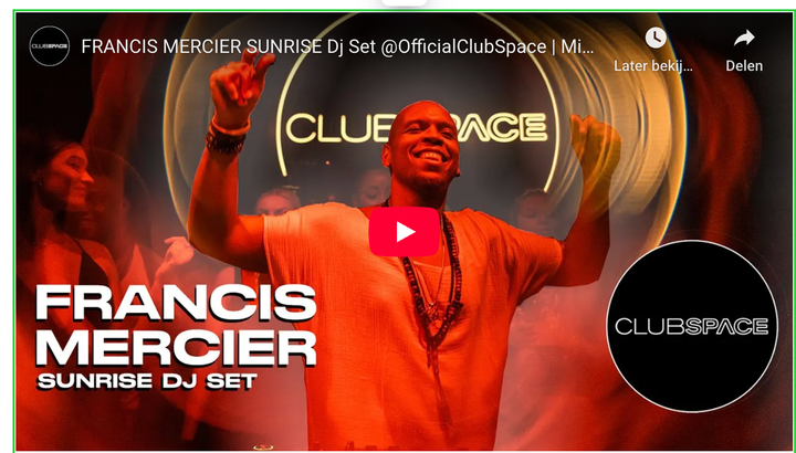 Francis Mercier Sunrise DJ set - Club Space Miami